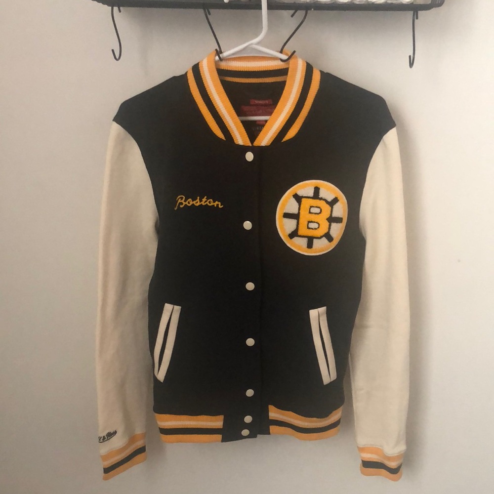 Mitchell & Ness M Bruins women’s vintage hockey jacket